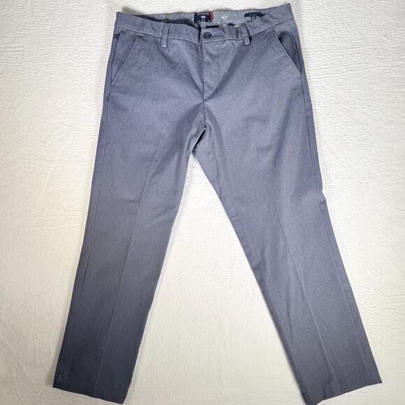 Dockers Mens Straight Fit Smart 360 Flex Slim Coupe Khaki Pants Gray Size 36 ￼ - Picture 2 of 11